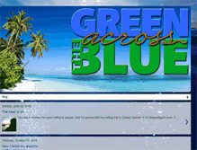 Tablet Screenshot of greenacrosstheblue.com